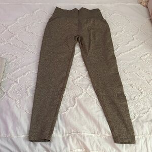 NVGTN Heathered Brown High-Rise Leggings